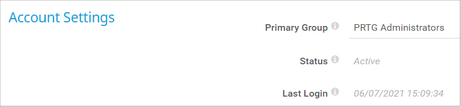 Account Settings Account Settings