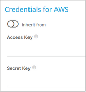 Credentials for AWS Credentials for AWS