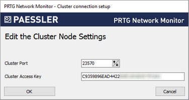 Edit Cluster Node Settings Edit Cluster Node Settings