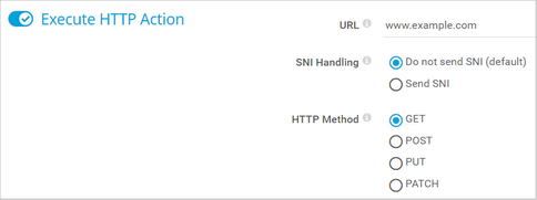 Execute HTTP Action Execute HTTP Action