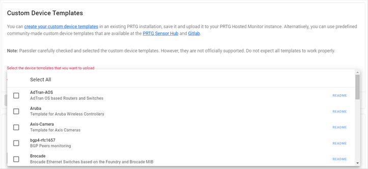 Device Templates Device Templates