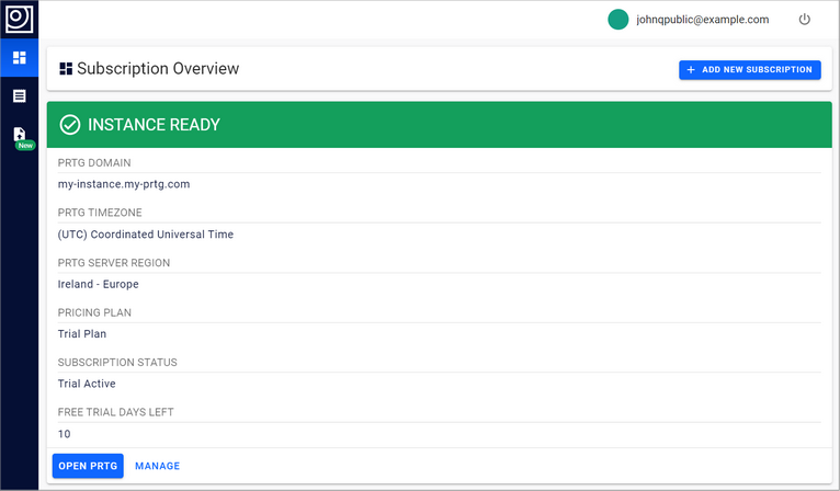 Subscription Overview Subscription Overview