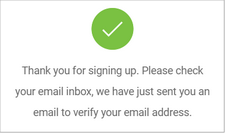 Verify Email Address Notification Verify Email Address Notification