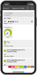 Traffic Sensors on PRTG for iOS Traffic Sensors on PRTG for iOS