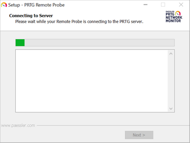 Remote Probe Setup Connecting to the PRTG Core Server Remote Probe Setup Connecting to the PRTG Core Server