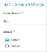 Basic Group Settings Basic Group Settings