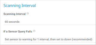 Scanning Interval Scanning Interval