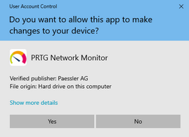 Windows User Account Control Confirmation Request Windows User Account Control Confirmation Request