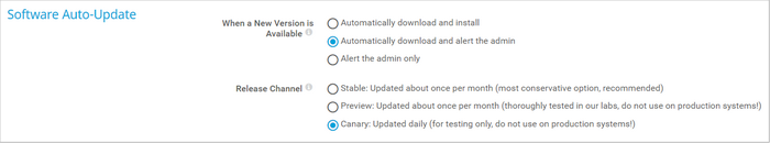 Software Auto-Update Software Auto-Update