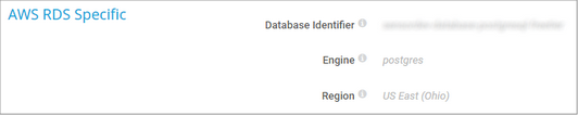 AWS RDS Specific AWS RDS Specific