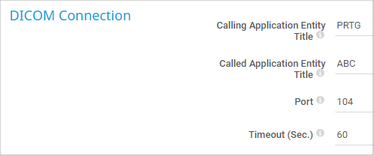 DICOM Connection DICOM Connection