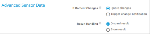 Advanced Sensor Data Advanced Sensor Data