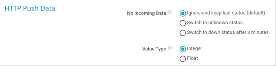HTTP Push Data HTTP Push Data