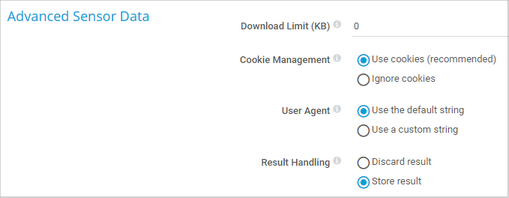 Advanced Sensor Data Advanced Sensor Data