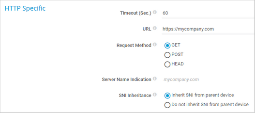 HTTP Specific HTTP Specific