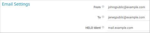 Email Settings Email Settings