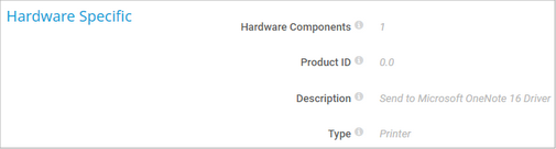 Hardware Specific Hardware Specific