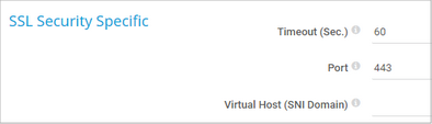 SSL Security Specific SSL Security Specific