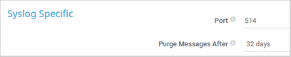 Syslog Specific Syslog Specific