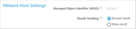 VMware Host Settings VMware Host Settings