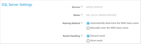 SQL Server Settings SQL Server Settings