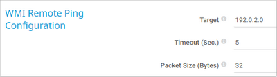 WMI Remote Ping Configuration WMI Remote Ping Configuration