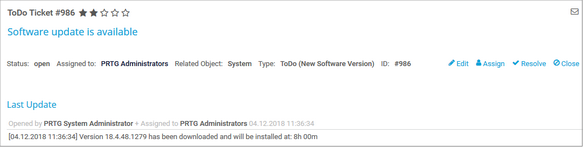 An Open ToDo Ticket with Instructions An Open ToDo Ticket with Instructions